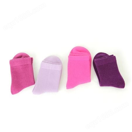 16色可选休闲日常纯色羊毛保暖针织袜新款上市加厚弹力女士中筒袜