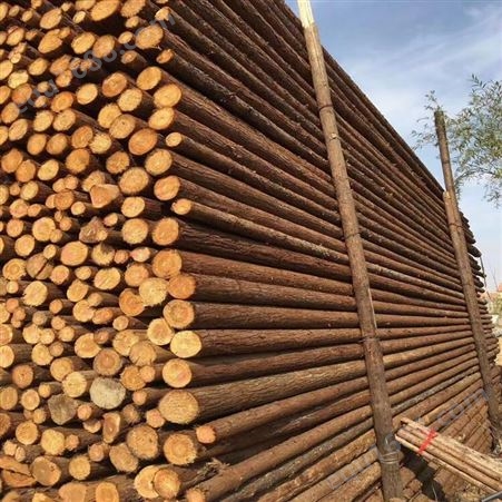 亿展木业 加工规格绿化支撑杆 纹理均匀木条松木杆