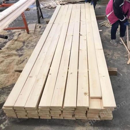 亿展木业 澳松木方 建筑铁杉材质 标准建材防腐蚀不开裂